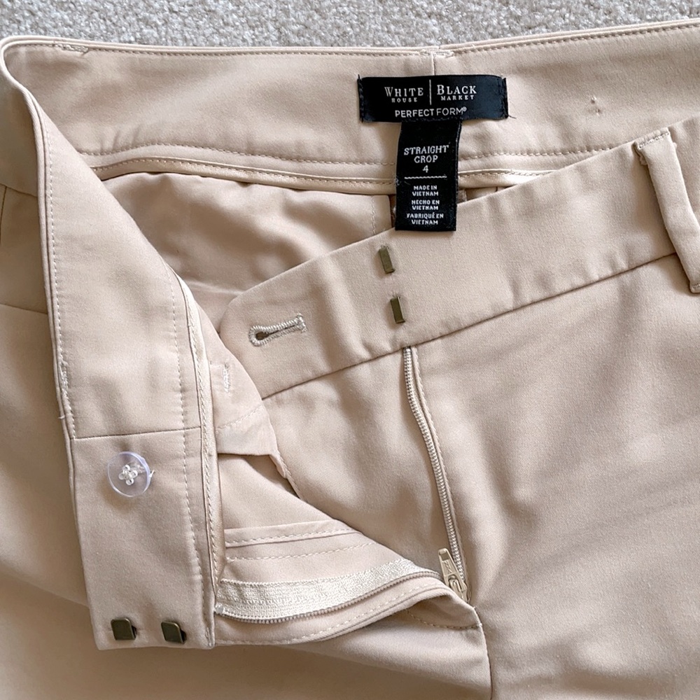 WHBM Perfect Form Straight crop pants - Picture 3 of 8